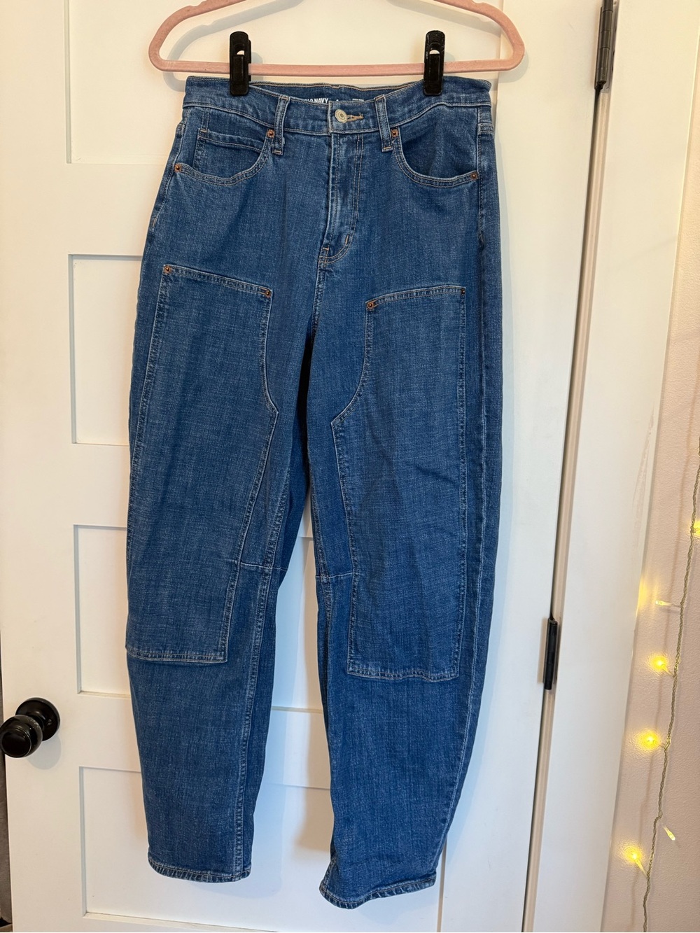 Old Navy high rise barrel leg Jean